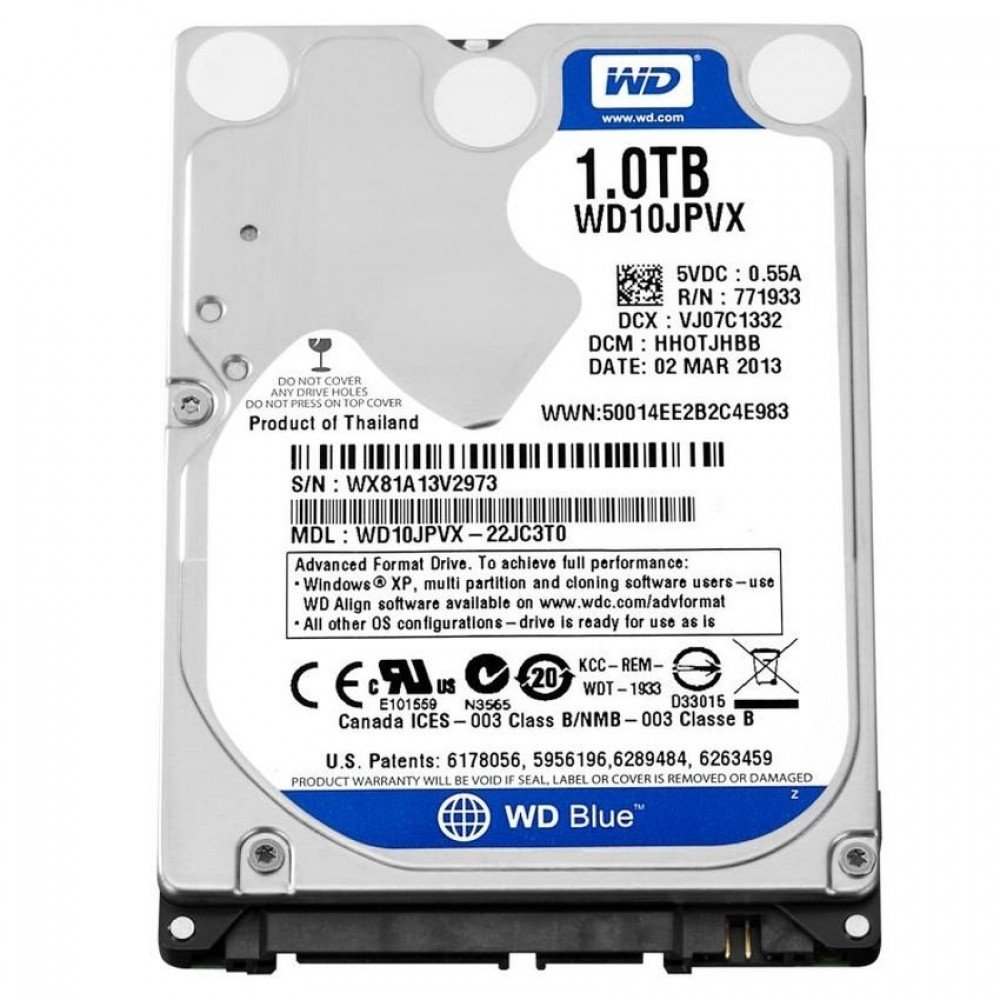 HDD Lap WD 1Tera