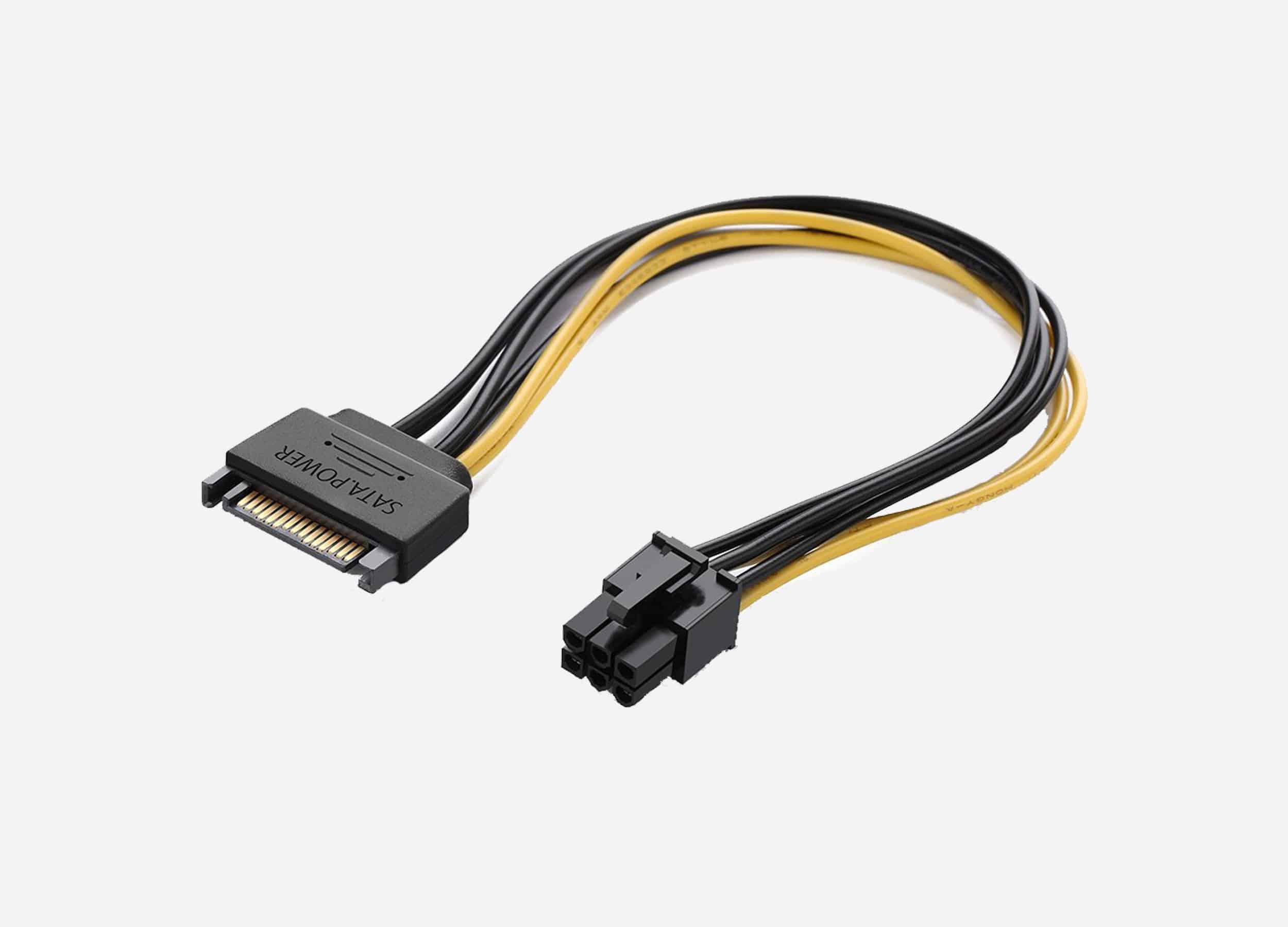 Convert SATA Power 6 pin