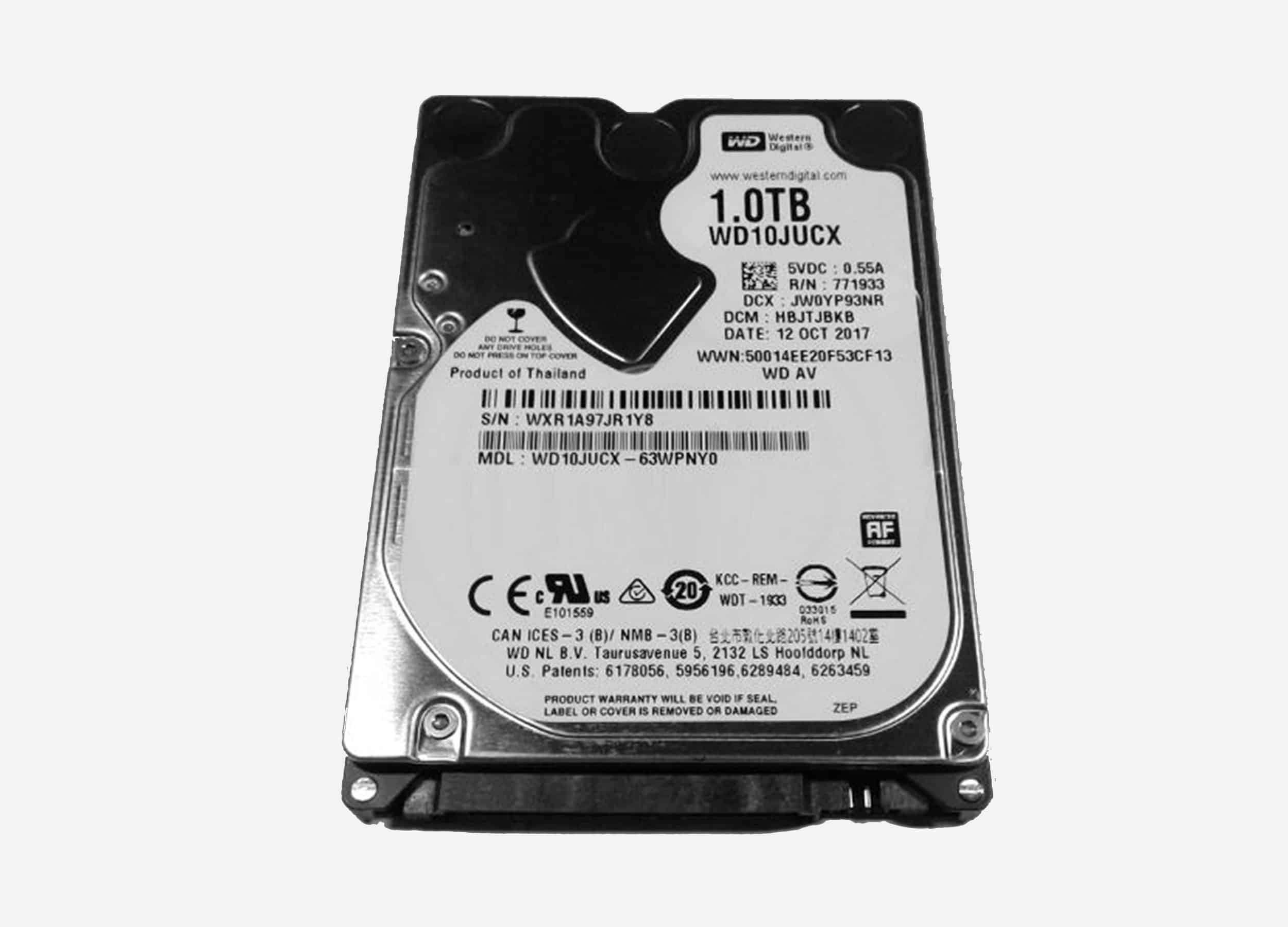 HDD Lap WD 1Tera FAT