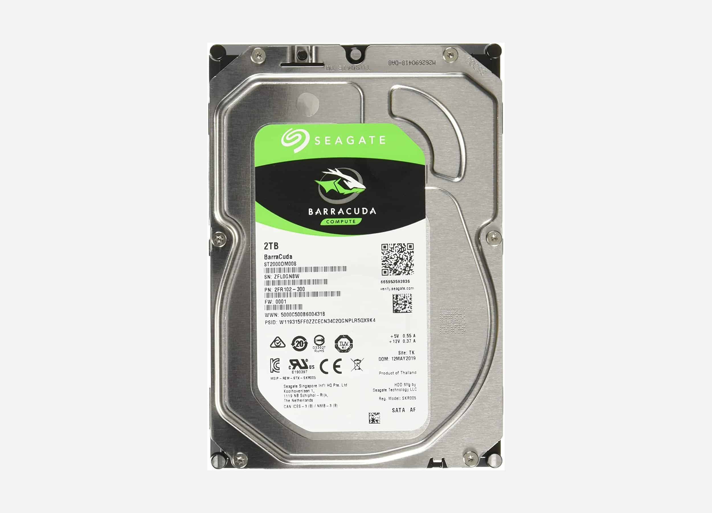 HDD Seagate BarraCuda 2TB 3.5