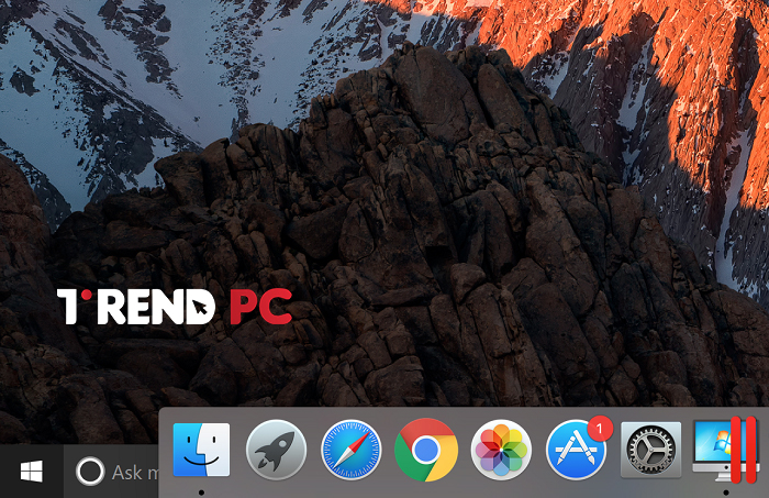 Taskbar vs. Dock