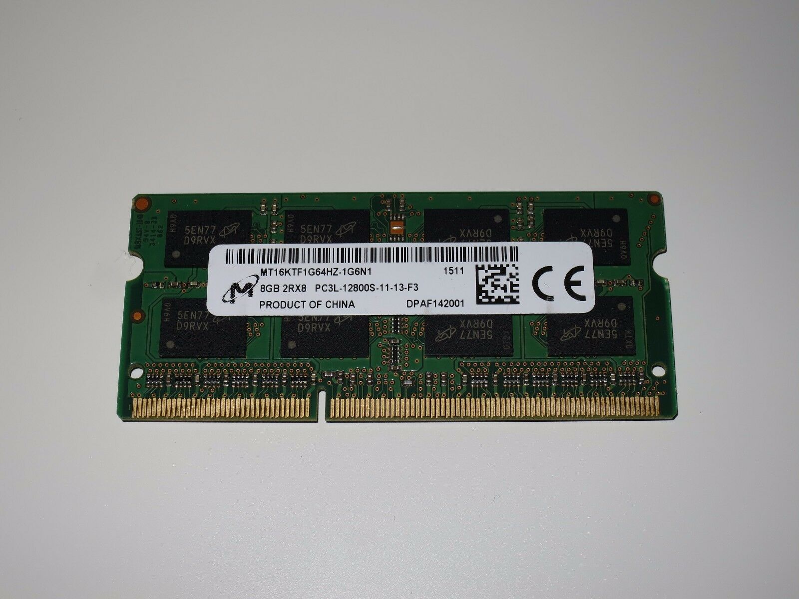 Laptop Ram 8GB DDR3 Micron