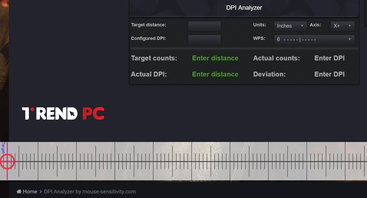 استخدم حاسبة DPI على الإنترنت