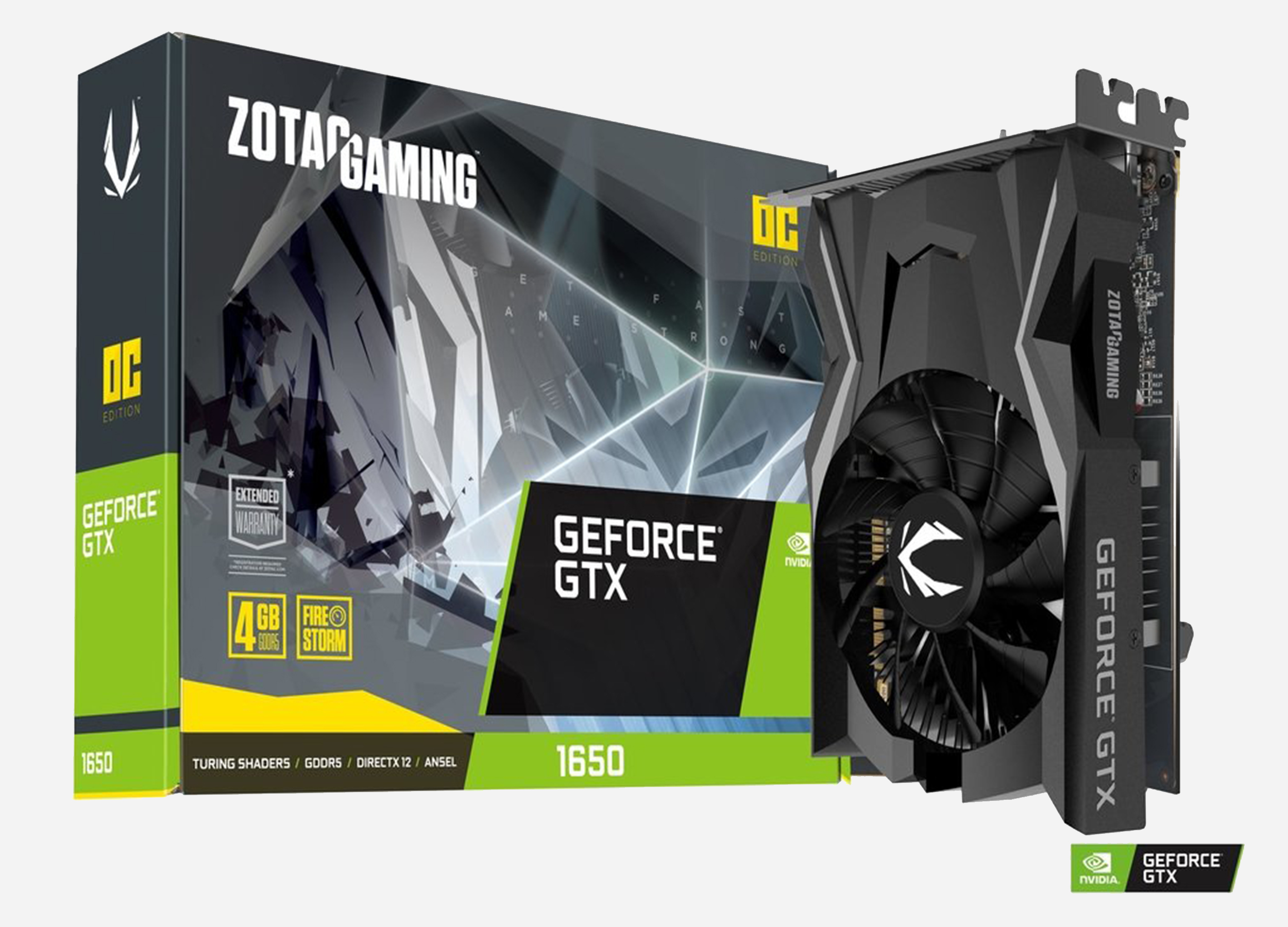 zotac gaming geforce gtx 1650 oc 4gb gddr6 