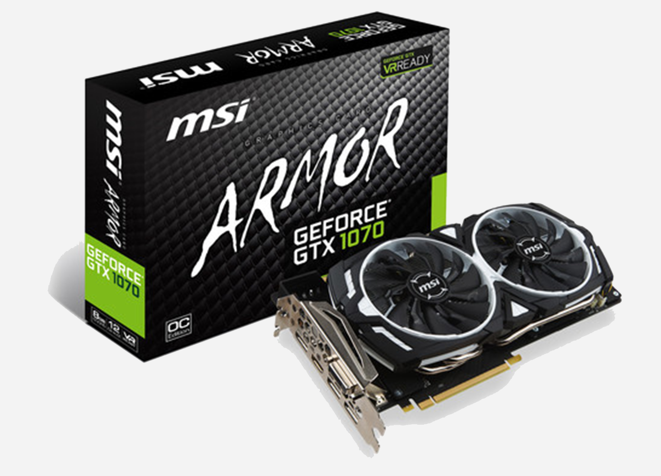 MSI GeForce GTX 1070 ARMOR 8G OC