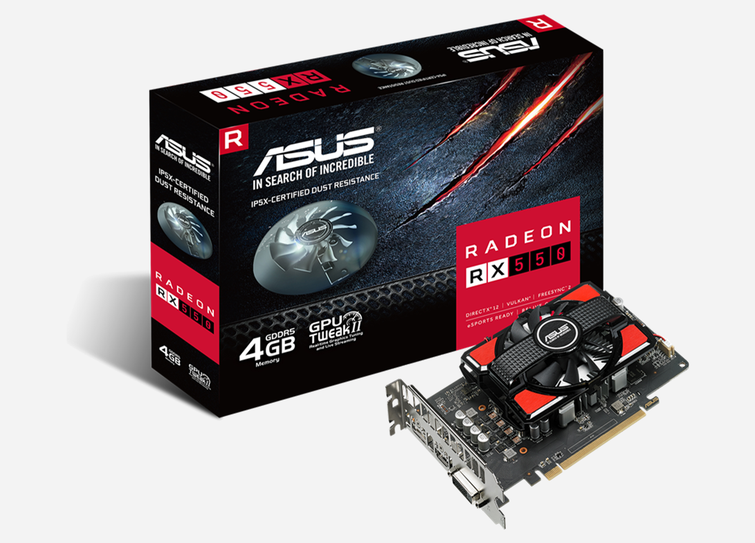 ASUS Radeon RX 550 4GB GDDR5