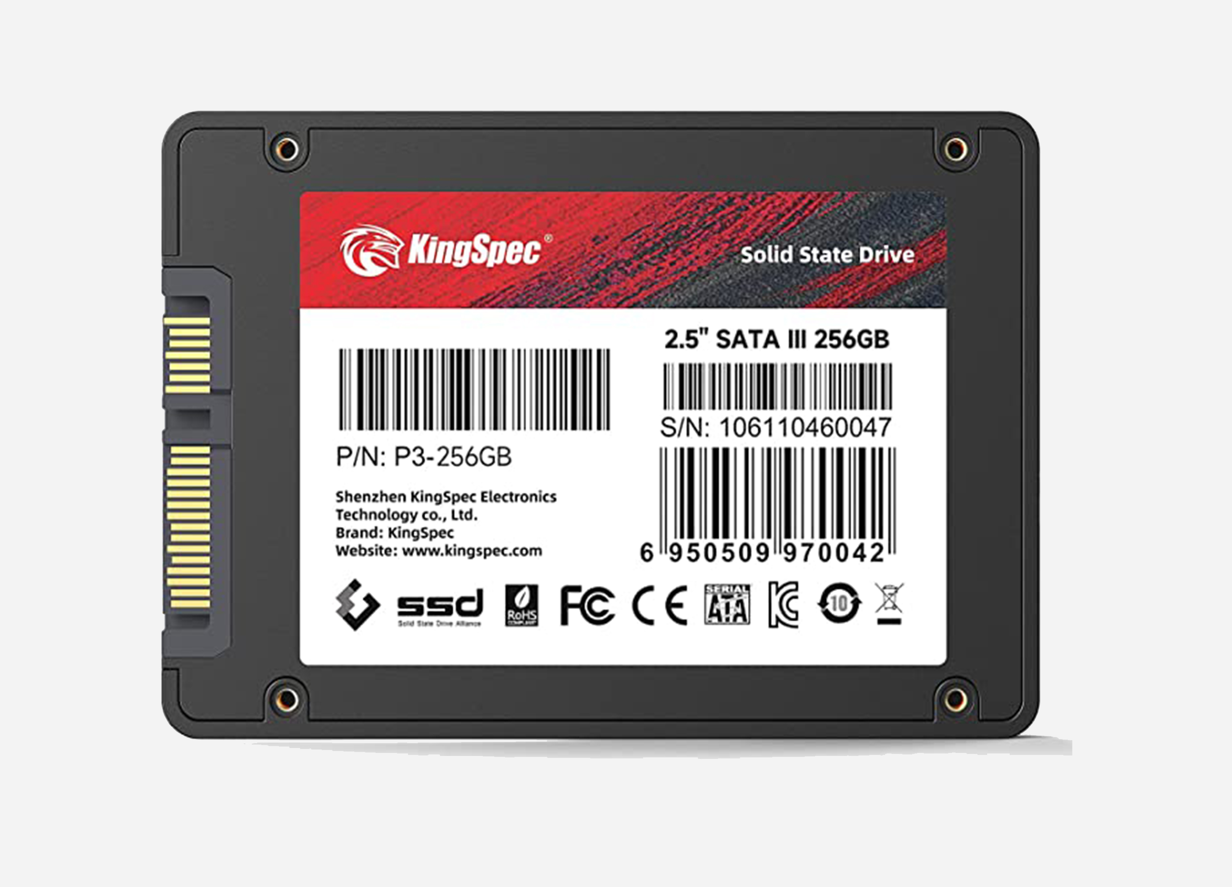 SSD Kingspec 256GB SATA3 2.5 inch P3