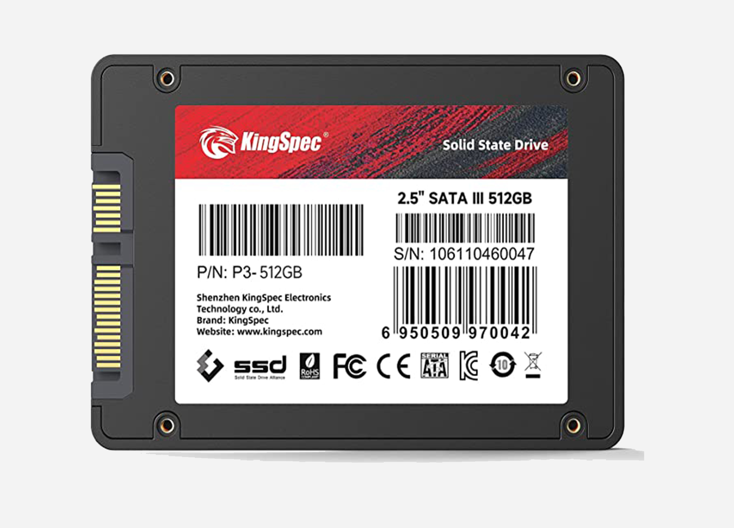 SSD Kingspec 512GB SATA3 2.5 inch P3